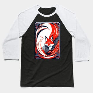 Yokai Fox Spirit Baseball T-Shirt